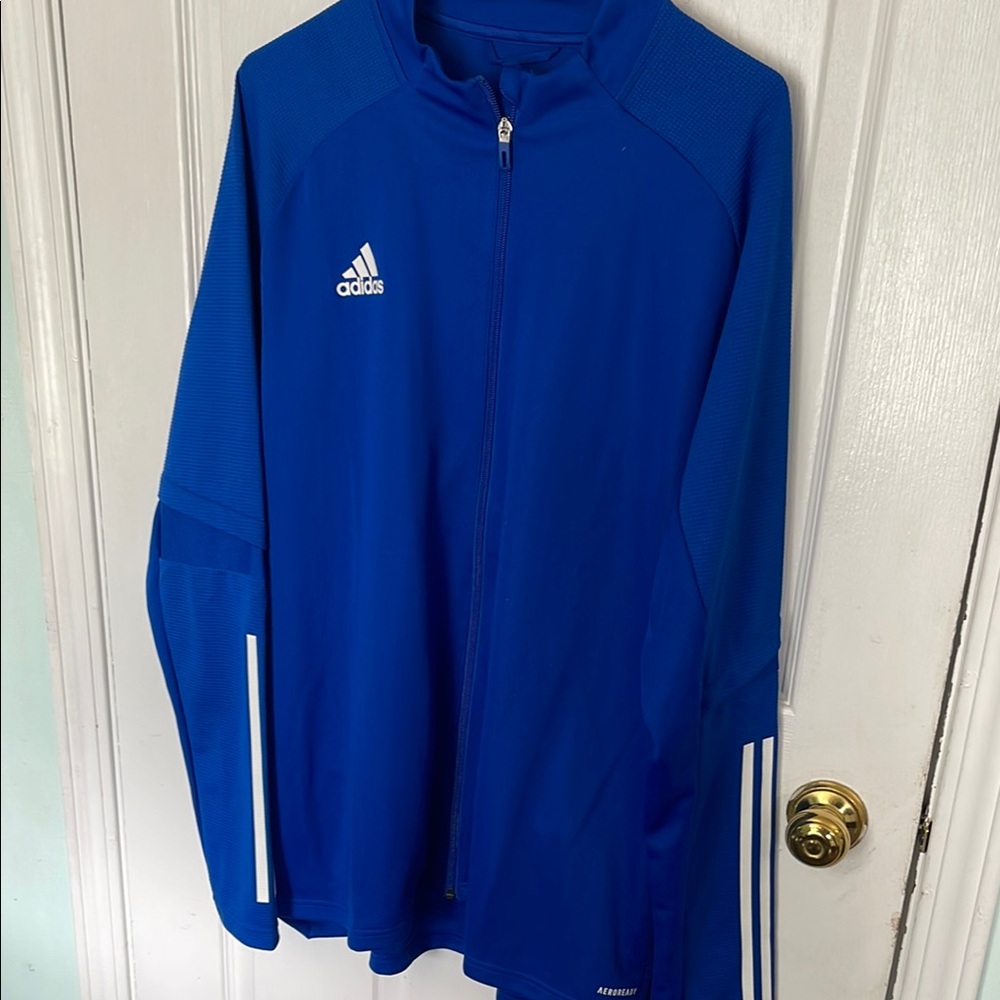 Adidas Blue Performance Jacket for Active Wear